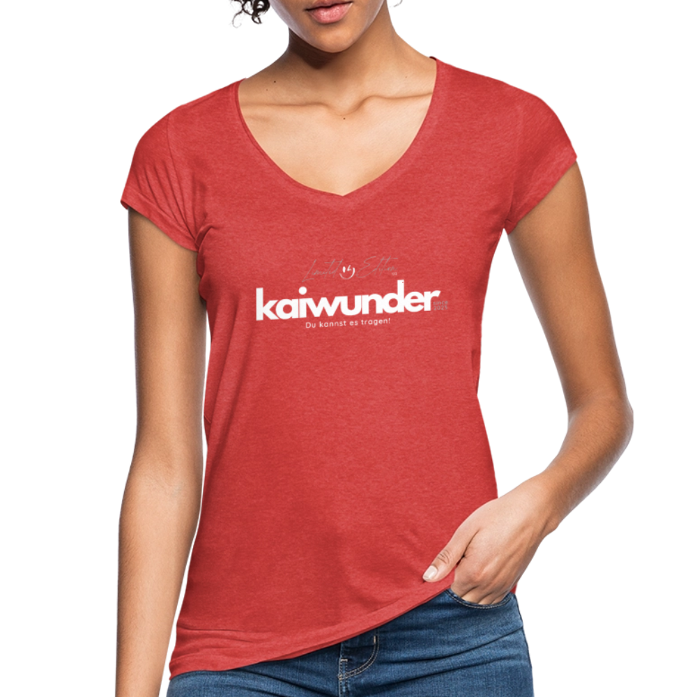kaiwunder - Limited Edition T-Shirt - Rot meliert