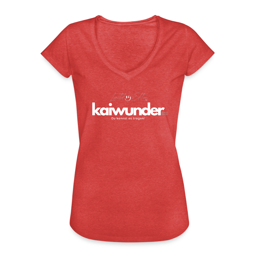 kaiwunder - Limited Edition T-Shirt - Rot meliert