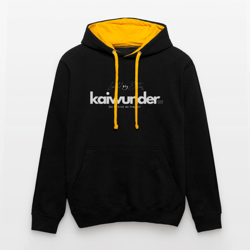 kaiwunder - Limited Edition Hoodie - Schwarz/Gold