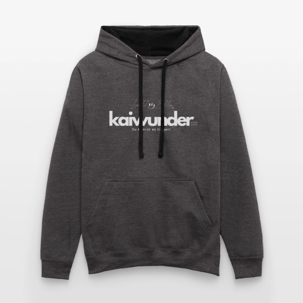 kaiwunder - Limited Edition Hoodie - Anthrazit/Schwarz