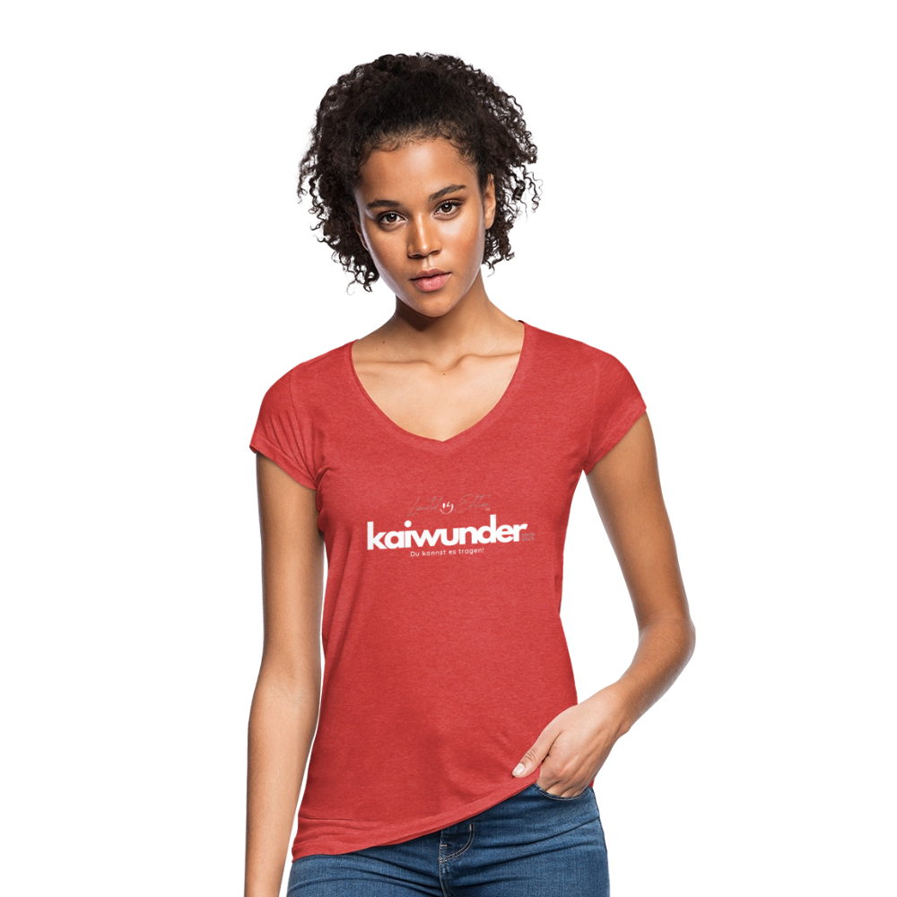kaiwunder - Limited Edition T-Shirt - Rot meliert