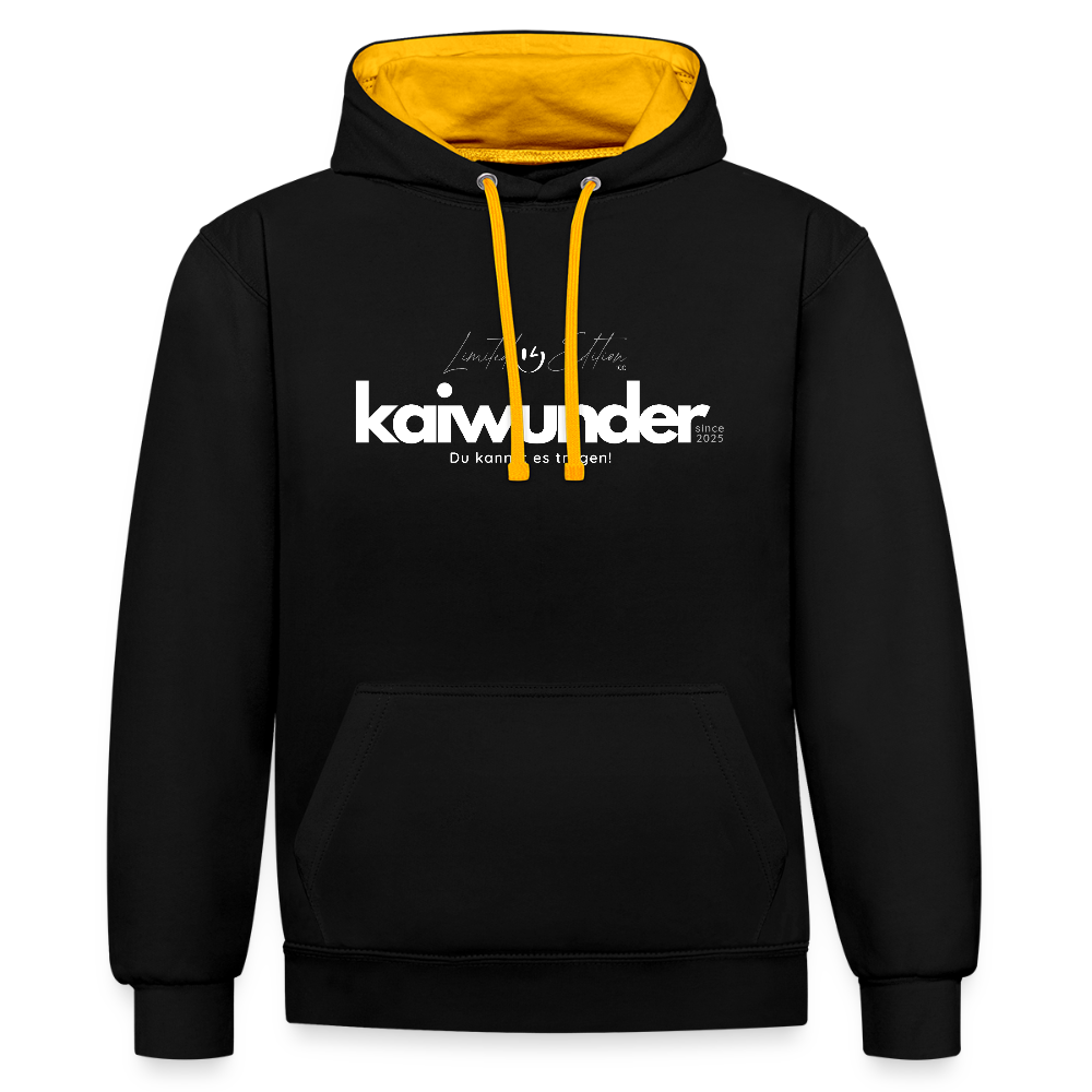 kaiwunder - Limited Edition Hoodie - Schwarz/Gold