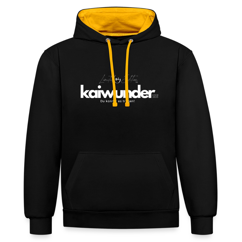 kaiwunder - Limited Edition Hoodie - Schwarz/Gold